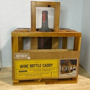 Wine bottle caddy